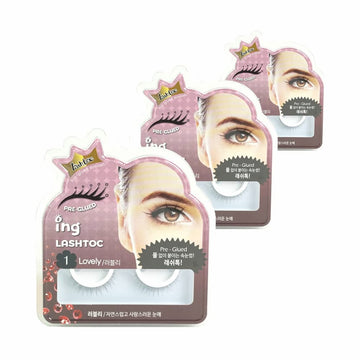 6ING Lashtoc pre-glued reusable lightweight eyelash Made in Korea